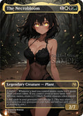 MTG - The Necrobloom - Fanart Borderless Style - EDH / Playtest