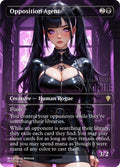 MTG - Opposition Agent - Fanart Borderless Style - EDH / Playtest