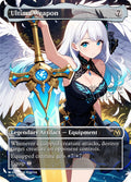 MTG FF - Ultima Weapon - Fanart Borderless Style - EDH / Playtest