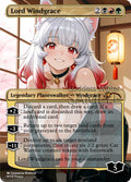 MTG - Lord Windgrace - Fanart Borderless Style - EDH / Playtest