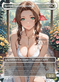 MTG FF - Aerith Gainsborough - Fanart Borderless Style - EDH / Playtest