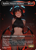 MTG - Rakdos, Patron of Chaos - Fanart Borderless Style - EDH / Playtest