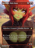 MTG - Krenko, Mob Boss - Fanart Borderless Style - EDH / Playtest