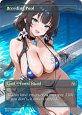 MTG - Breeding Pool - Fanart Borderless Style - EDH / Playtest