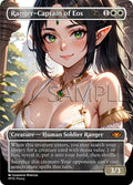 MTG - Ranger-Captain of Eos - Fanart Borderless Style - EDH / Playtest