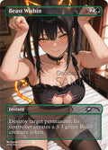MTG - Beast Within - Fanart Borderless Style - EDH / Playtest