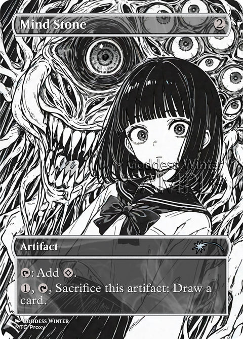 MTG - Mind Stone - Fanart Borderless Style - EDH / Playtest
