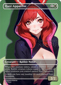 MTG - Hare Apparent - Fanart Borderless Style - EDH / Playtest