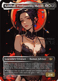 MTG - Kambal, Profiteering Mayor - Fanart Borderless Style - EDH / Playtest