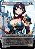 MTG - Adeline, Resplendent Cathar - Fanart Borderless Style - EDH / Playtest