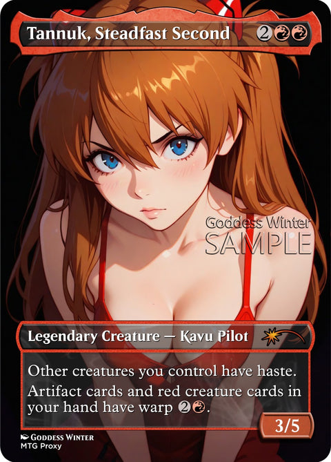 MTG - Tannuk, Steadfast Second - Fanart Borderless Style - EDH / Playtest
