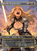 MTG - Mardu Siegebreaker - Fanart Borderless Style - EDH / Playtest