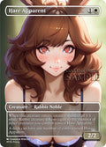 MTG - Hare Apparent - Fanart Borderless Style - EDH / Playtest
