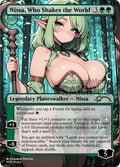 MTG - Nissa, Who Shakes the World - Fanart Borderless Style - EDH / Playtest