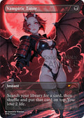 MTG - Vampiric Tutor - Fanart Borderless Style - EDH / Playtest