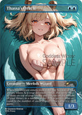 MTG - Thassa's Oracle - Fanart Borderless Style - EDH / Playtest