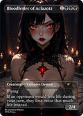 MTG - Bloodletter of Aclazotz - Fanart Borderless Style - EDH / Playtest