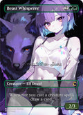 MTG - Beast Whisperer - Fanart Borderless Style - EDH / Playtest