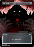 FMA- Fullmetal Alchemist- Sol Ring - Fanart - Borderless Card -EDH / Playtest