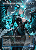 MTG - Ancient Silver Dragon - Fanart Borderless Style - EDH / Playtest