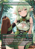 MTG - Sylvan Tutor - Fanart Borderless Style - EDH / Playtest