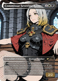 MTG - Commissar Severina Raine - Fanart Borderless Style - EDH / Playtest