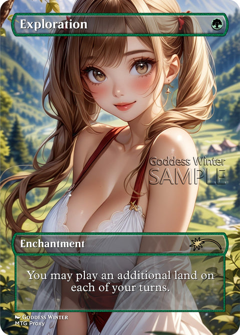 MTG - Exploration - Fanart Borderless Style - EDH / Playtest
