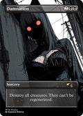 MTG - Damnation - Fanart Borderless Style - EDH / Playtest