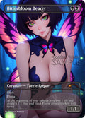 MTG - Bitterbloom Bearer - Fanart Borderless Style - EDH / Playtest
