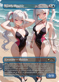 MTG - Spark Double - Fanart Borderless Style - EDH / Playtest