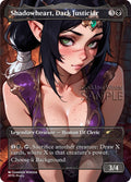 MTG BG3 - Shadowheart, Dark Justiciar - Fanart Borderless Style - EDH / Playtest