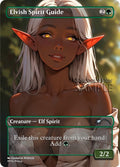 MTG - Elvish Spirit Guide - Fanart Borderless Style - EDH / Playtest