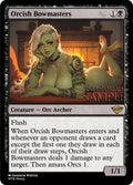 MTG - Orcish Bowmasters - Fanart Borderless Style - EDH / Playtest