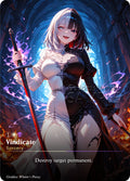 MTG - Vindicate - Fanart Borderless Style - EDH / Playtest