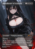 MTG - Bloodletter of Aclazotz - Fanart Borderless Style - EDH / Playtest