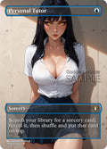 MTG - Personal Tutor - Fanart Borderless Style - EDH / Playtest