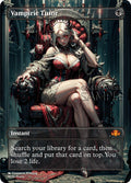 MTG - Vampiric Tutor - Fanart Borderless Style - EDH / Playtest