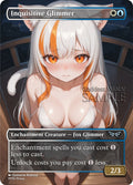 MTG - Inquisitive Glimmer - Fanart Borderless Style - EDH / Playtest