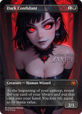 MTG - Dark Confidant - Fanart Borderless Style - EDH / Playtest