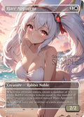 MTG - Hare Apparent - Fanart Borderless Style - EDH / Playtest