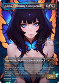 MTG - Alela, Cunning Conqueror - Fanart Borderless Style - EDH / Playtest