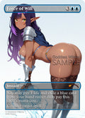 MTG - Force of Will - Fanart Borderless Style - EDH / Playtest
