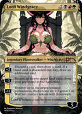 MTG - Lord Windgrace - Fanart Borderless Style - EDH / Playtest