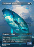 MTG - Dreamtide Whale - Fanart Borderless Style - EDH / Playtest