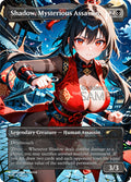 MTG - Shadow, Mysterious Assassin - Fanart Borderless Style - EDH / Playtest