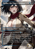 MTG - Yuriko the Tiger's Shadow - Fanart Borderless Style Card - EDH / Playtest