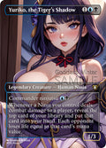 MTG - Yuriko, the Tiger's Shadow - Fanart Borderless Style Card EDH / Playtest