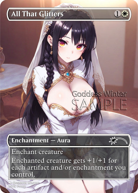 All That Glitters Goddess Winter proxy card artwork