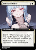 Blind Obedience Goddess Winter proxy card artwork