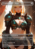 Commander's Plate Goddess Winter proxy card artwork